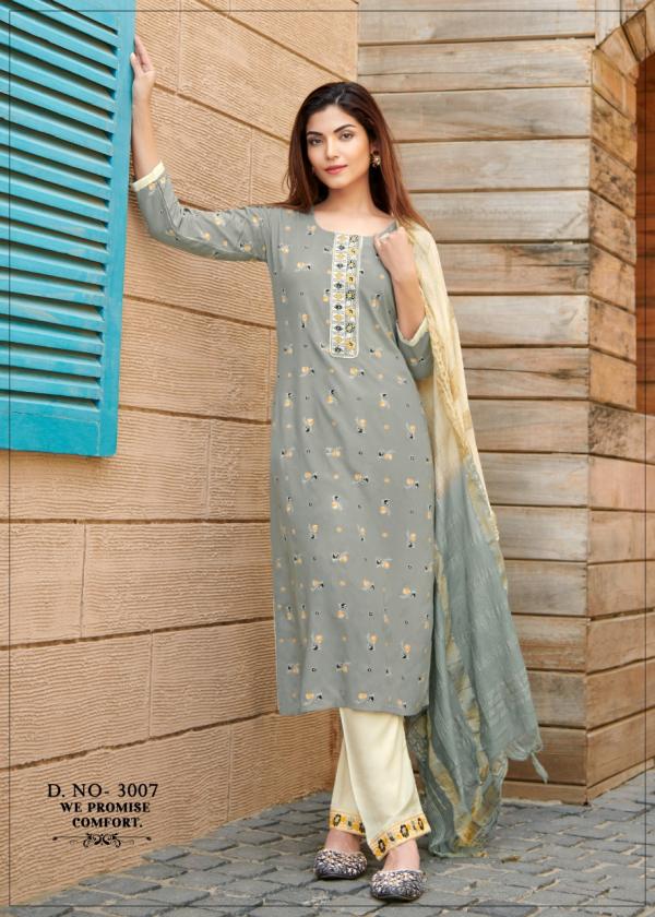 Rangjyot Rangmaya 3 Fancy Designer Top & Bottom And Dupatta 